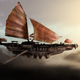 Illustration for article titled These Magical Flying Ship Illustrations Will Be Your New Desktops